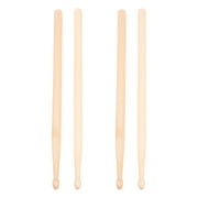 MRLESS Toddler Drum Set Accessories Maple Wood Drumsticks for Kids and Beginners